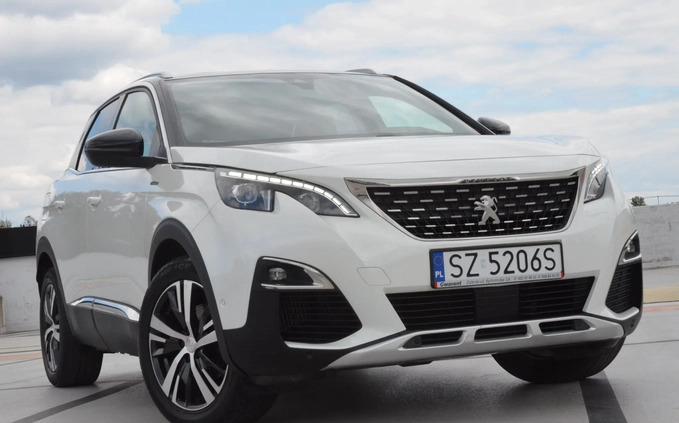 Peugeot 3008 cena 71900 przebieg: 99000, rok produkcji 2017 z Zabrze małe 781